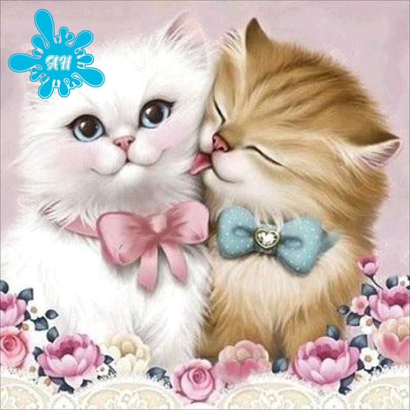 Gambar Kucing Romantis