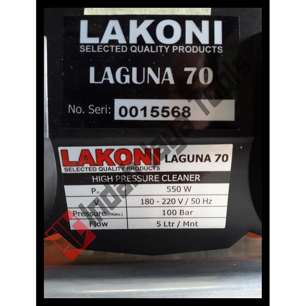 Jet Cleaner Lakoni Laguna 70 / Mesin Cuci Semprot Mobil Motor