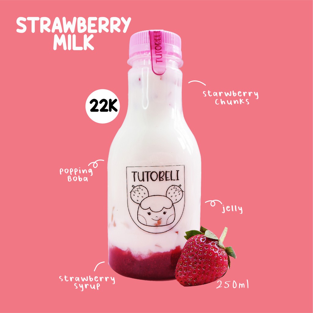 

Fresh Strawberry Milk