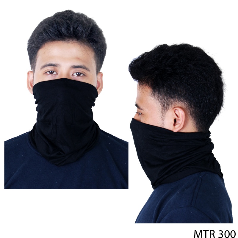 Buff Masker Hitam - Hitam - MTR 300