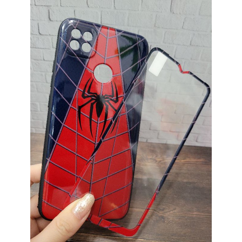 AM Antislip Marvel +Tempered Glass iP 6plus iP 7G Samsung A31 A51 oppo F11 Redmi 8