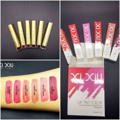 XI XIU LIPTNT/ EYESHADOW 6 COLORS / EYESHADOW &amp; BLUH ON / FACE PALLATE