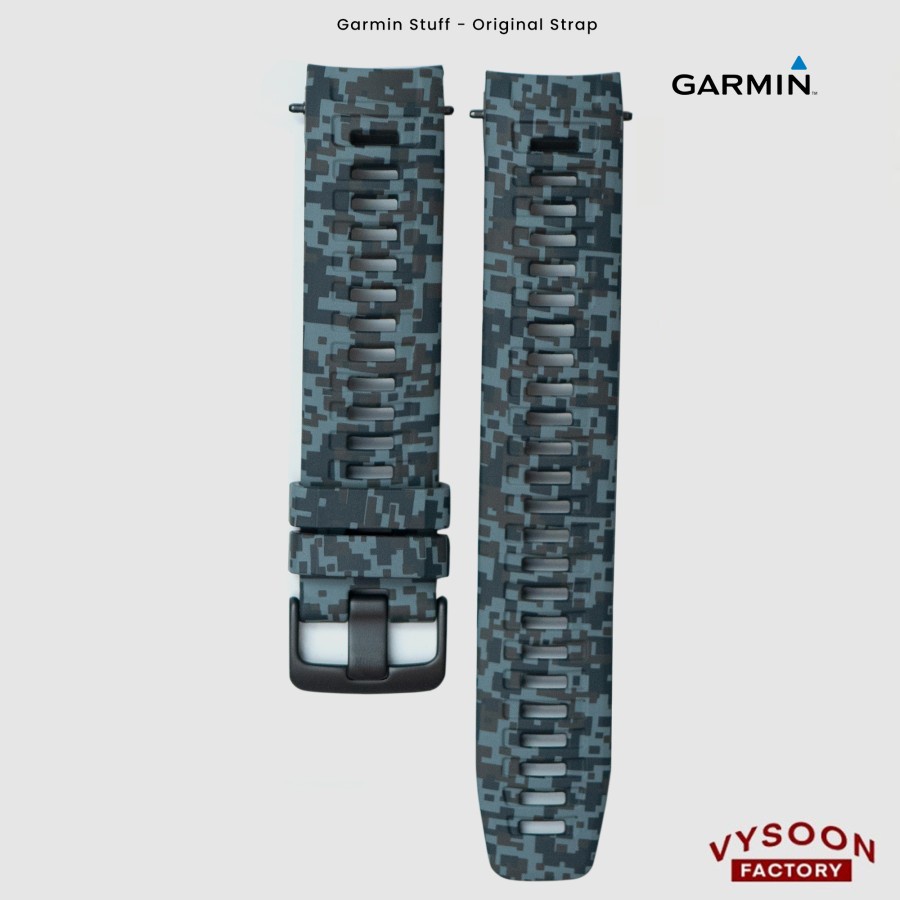 Strap Rubber Tali Karet Jam Smartwatch Garmin Instinct - Camo Graphite