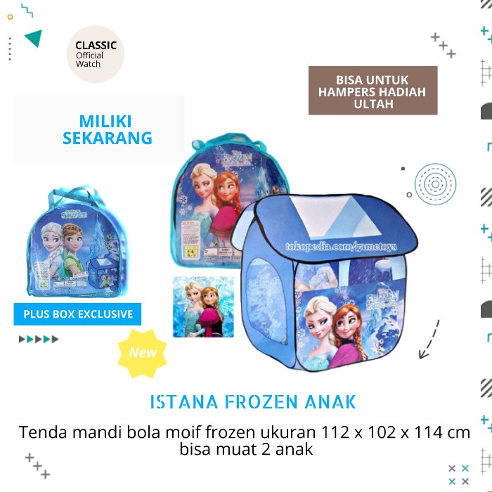 Mainan Anak Laki Laki Cowok Edukasi Rumah Rumahan Kemah Kemahan Anak 4 5 Tahun Frozen Barbie BT86