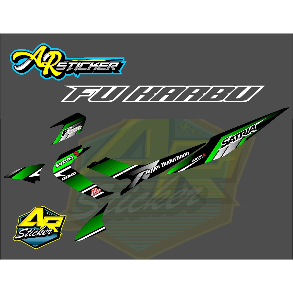 (KODE S) Striping satria fu Barong  / Striping satria Barong /Striping Satria Fu lama / Striping Sat