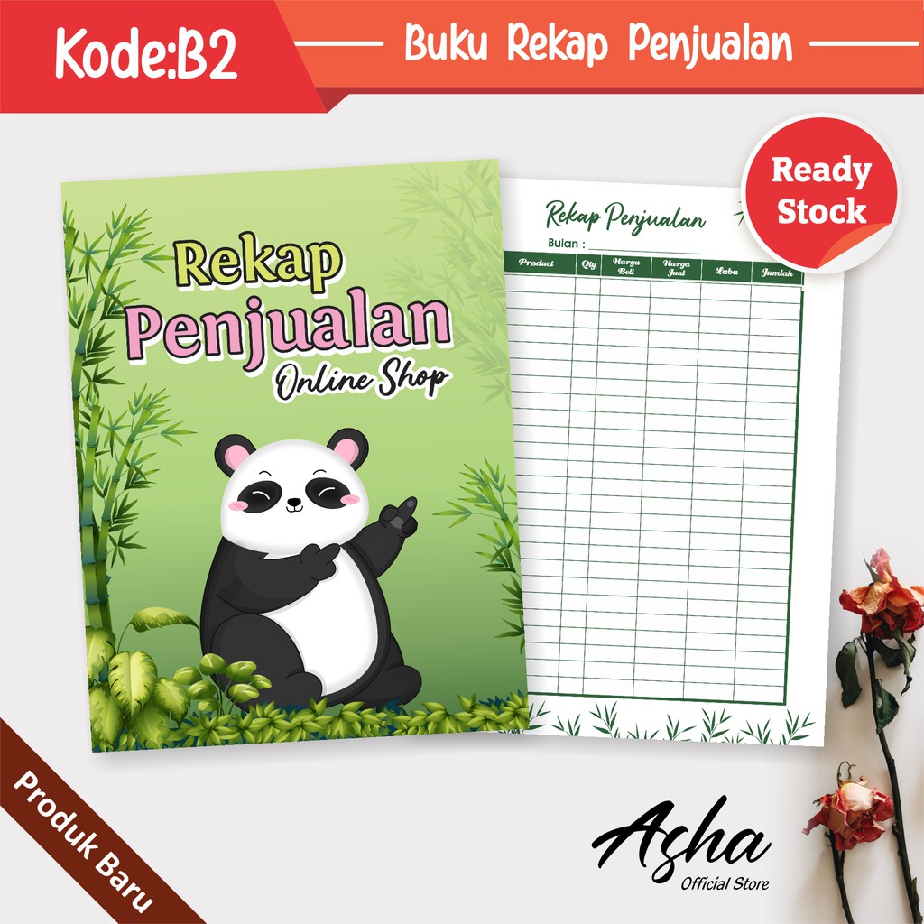 

BUKU OLSHOP / BUKU REKAP PENJUALAN READY STOK B2