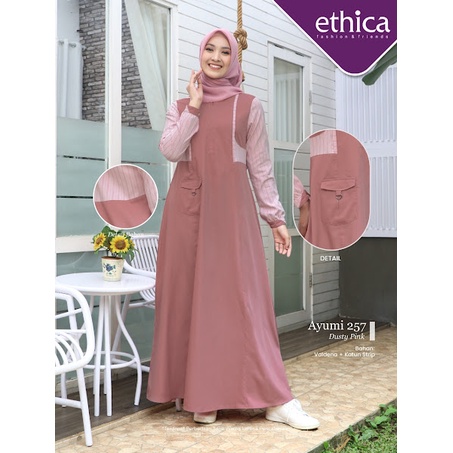 Ethica Gamis Ayumi Dusty Pink 254