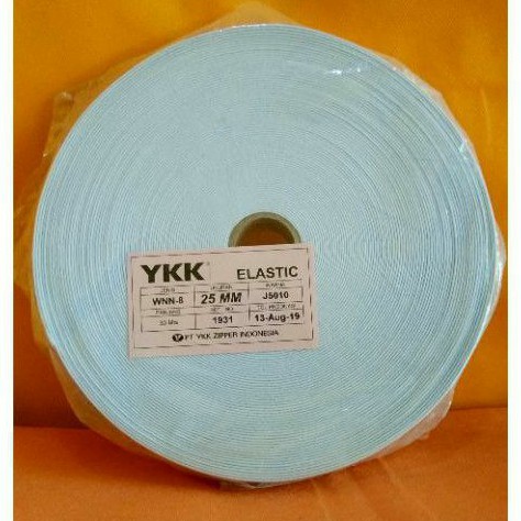 (Per meter) Elastis Celana / Elastik Ykk White lebar 2,5 cm