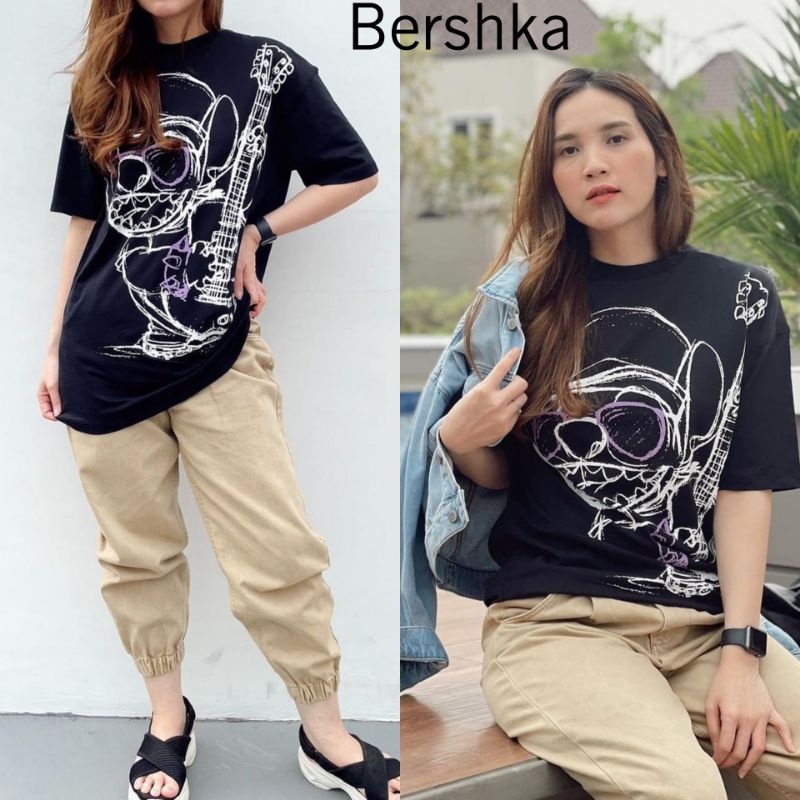 bershka princess/mandalorian/sticth T-Shirt