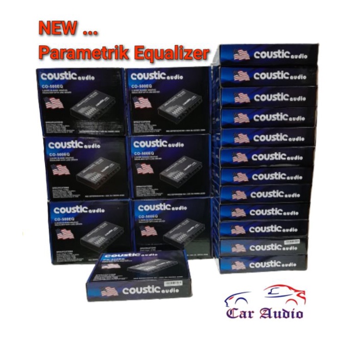 Pre Amp Parametrik Audio Mobil Equalizer Mobil PreAmp COUSTIC CO-500EQ
