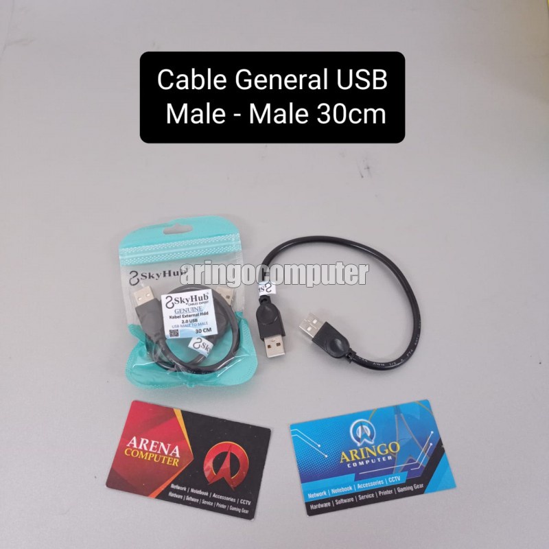 Cable General USB Male - Male 30cm