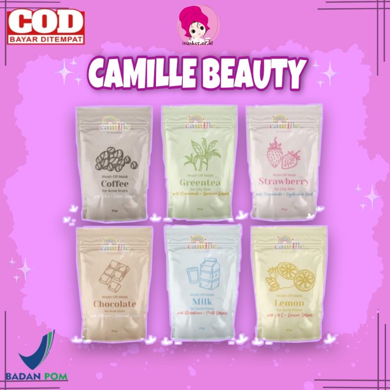 [READY] MASKER CAMILLE BEAUTY MASKER ORGANIK BY CAMILE BEAUTE EX MASKYOURNEEDS