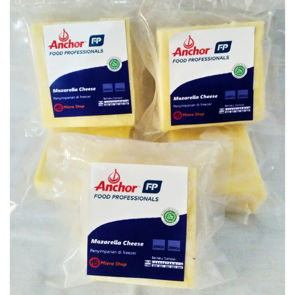 

Anchor Keju Mozarella Kemasan Blok 250gr