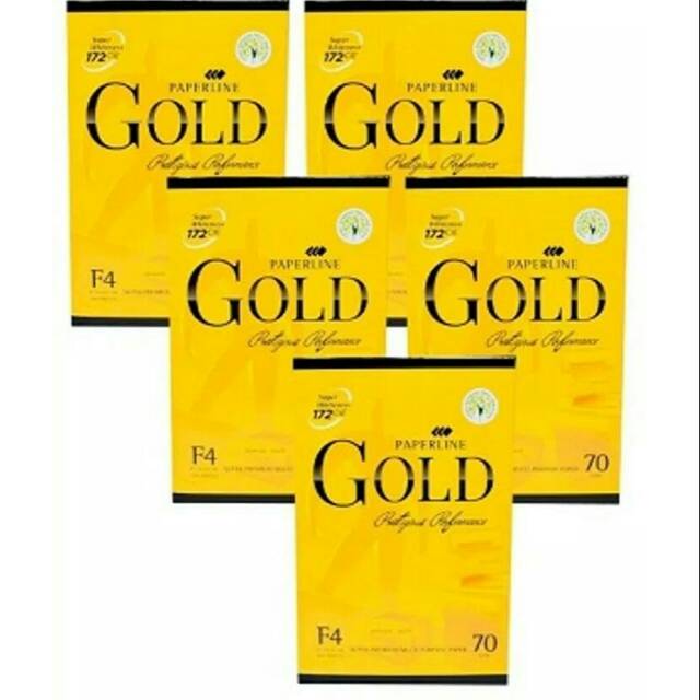 Kertas HVS F4 Paperline Seri Gold 70 gram