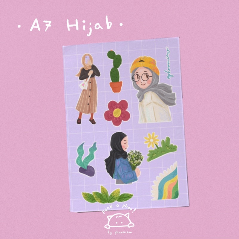 

A7 Sticker sheets untuk crafting dan DIY