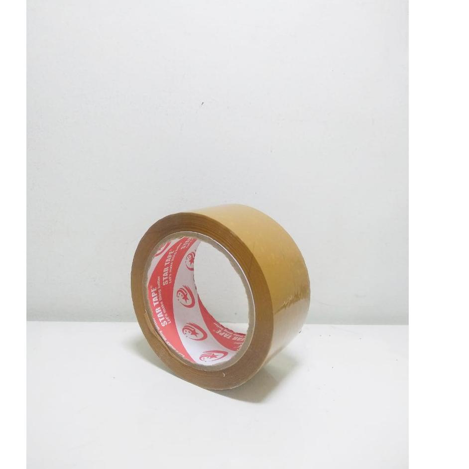 

*Grosir*xvf-642 Lakban Selotip Kardus Murah 48 MM 90 YARD Full Bening Coklat Star Tape Startape ,!