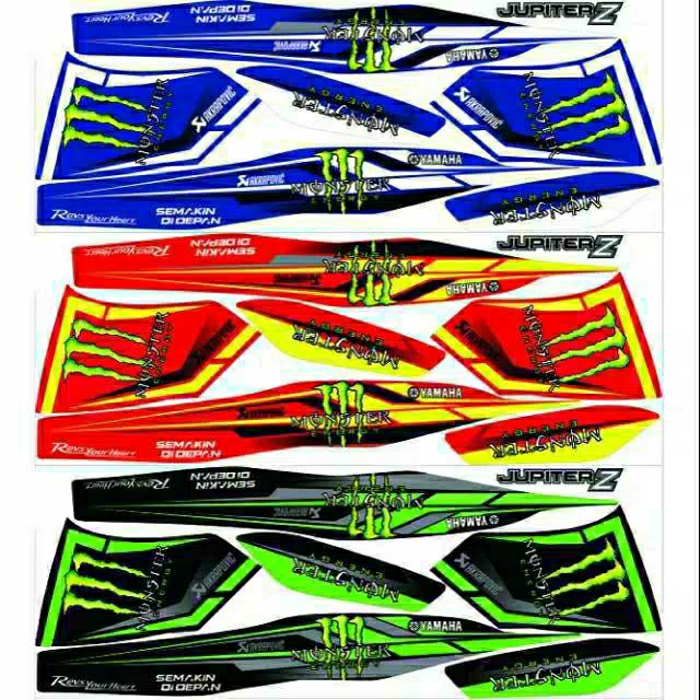 Striping motor ~ sticker motor ~ lis jupiter z lama burhan karbu