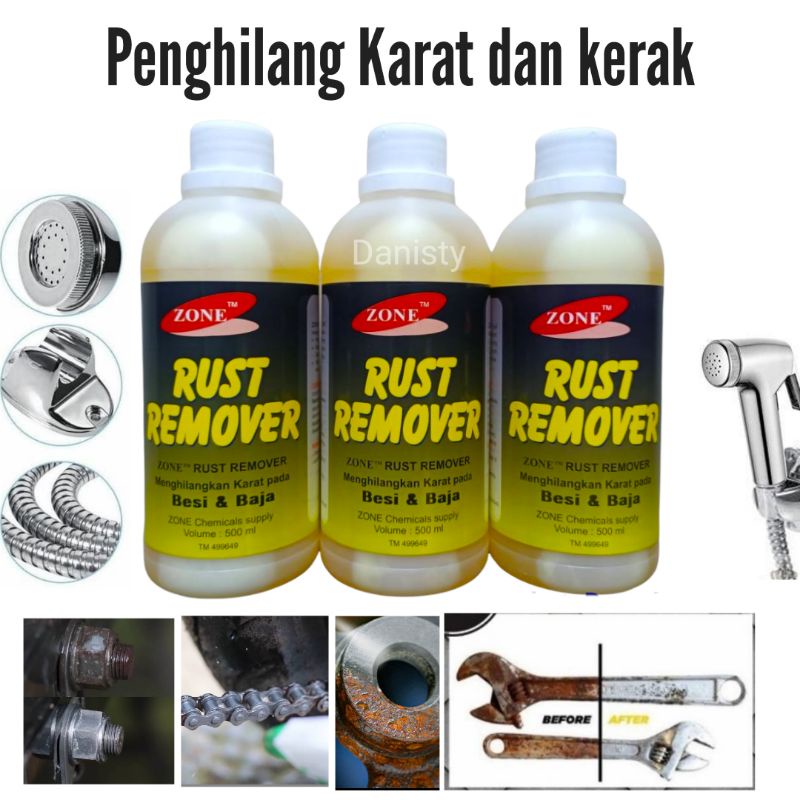 Pembersih karat besi/mesin/logam/rust remover 500 mili/anti karat/penghilang kerak karat