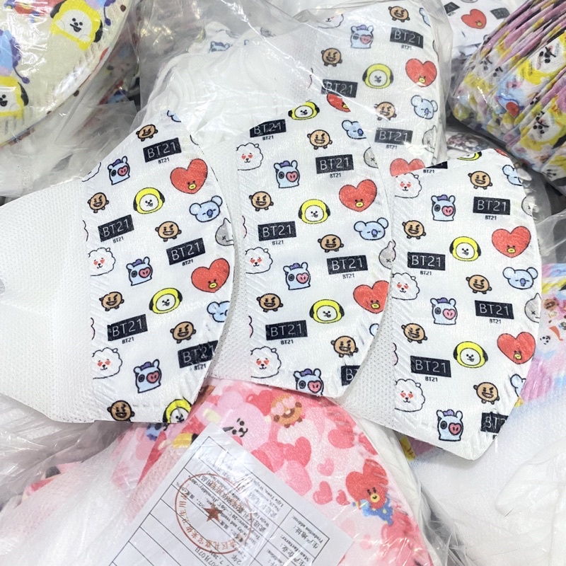 Beli CAREINDO Masker KF94 anak BTS BT21/ Masker Anak
