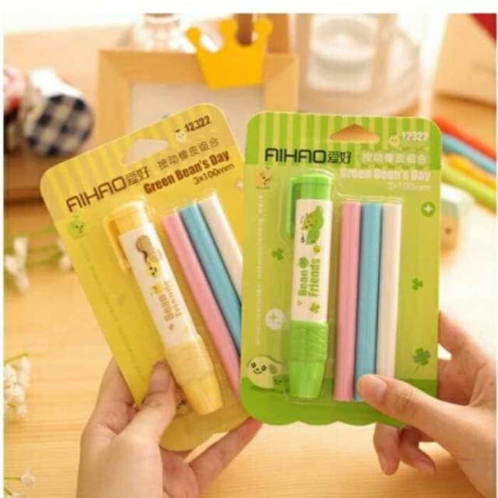 

[ GRATIS ONGKIR ] Penghapus Cetek Green Bean s Day n Refill