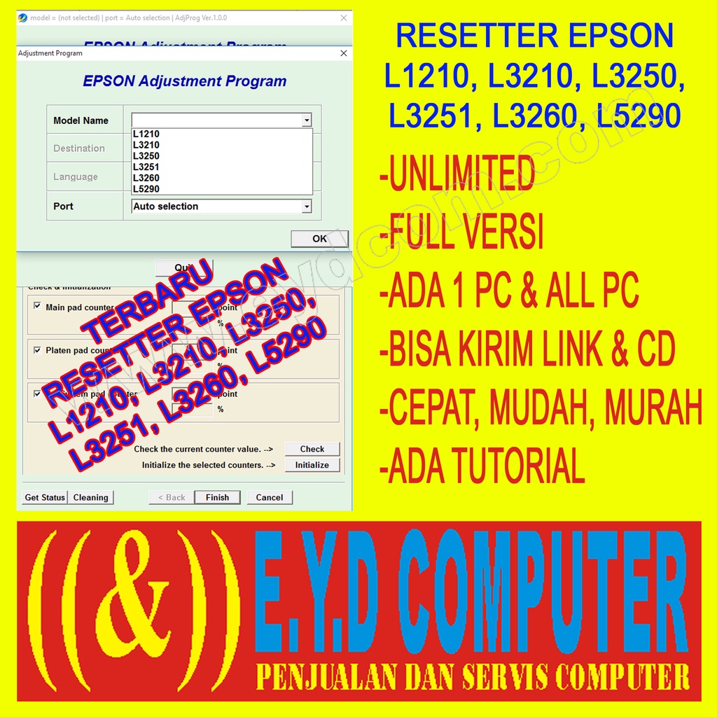 Download Resetter Epson L3210 Full Crack on Kuyhaa - Ultimate Solution for Epson Printer Resetting