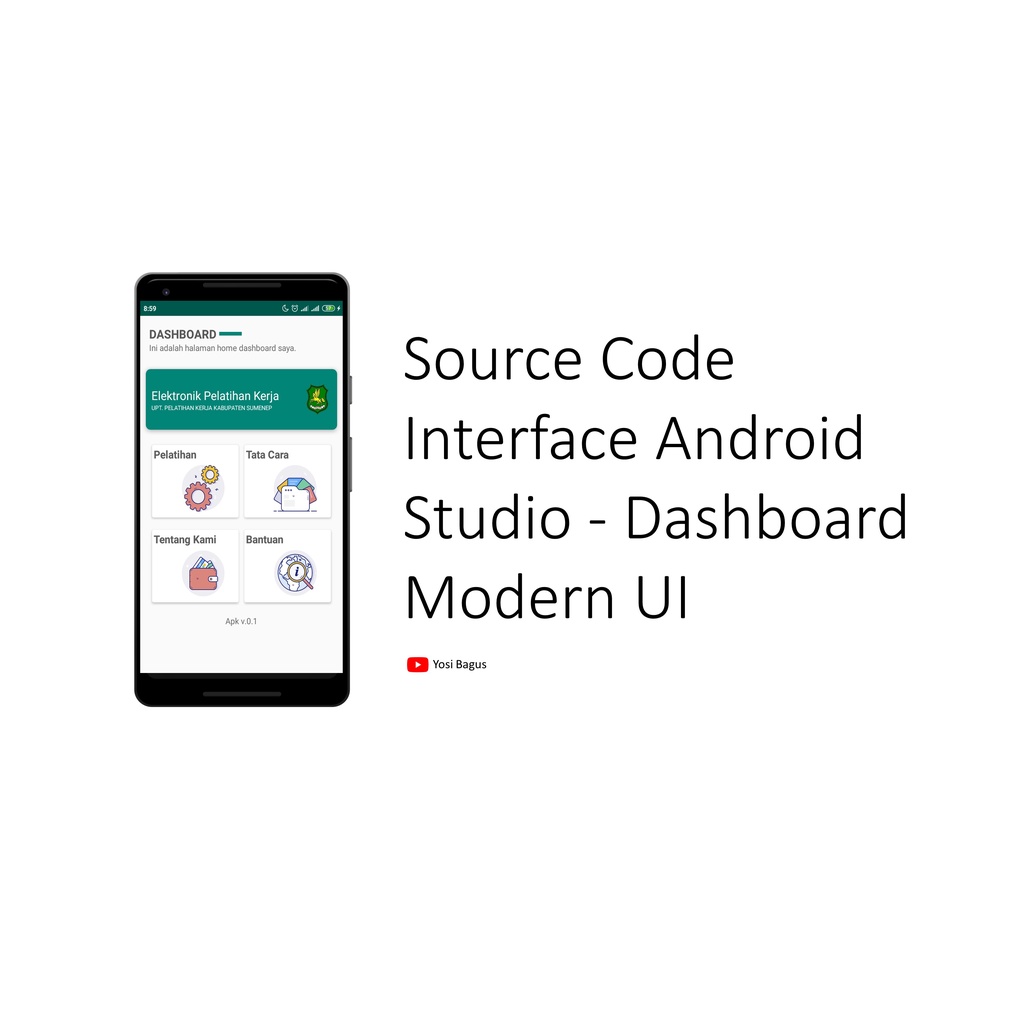 Jual Source Code Interface Android Studio - Dashboard Modern UI ...