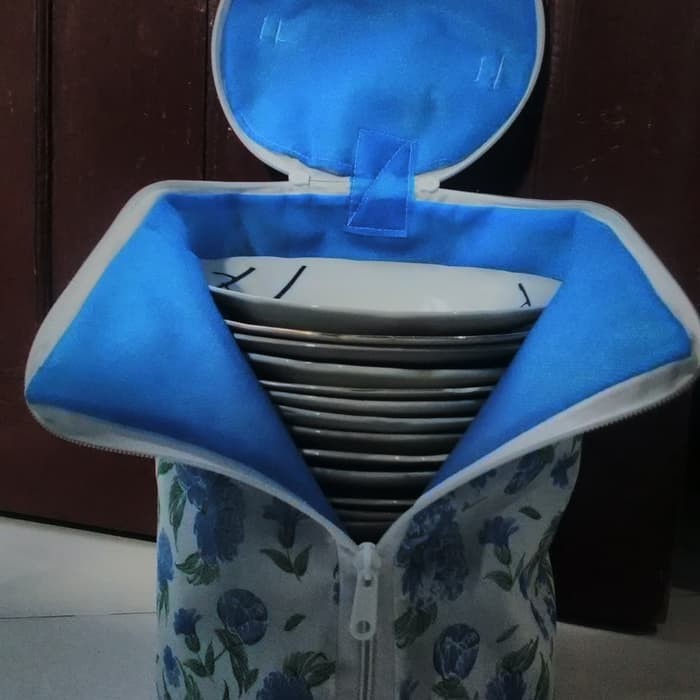 Sarung Piring Plate / Tas Piring / Tempat Piring Anti Debu Murah