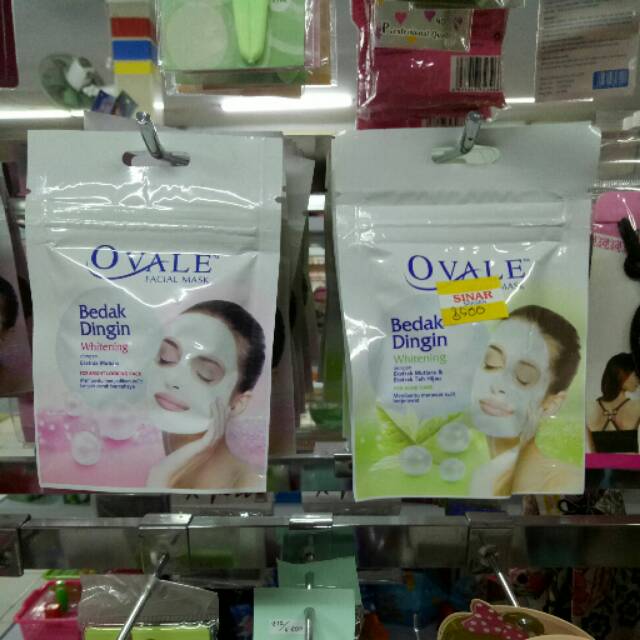 Ovale Facial Mask Bedak Dingin