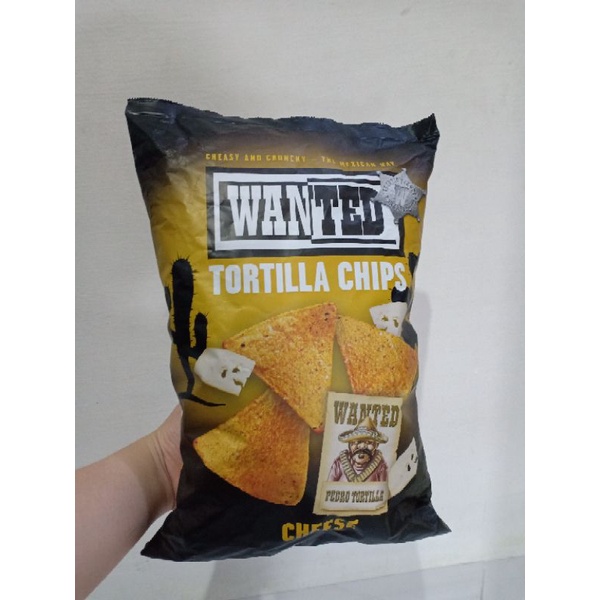 

Wanted Tortilla Chips Cheese 450gr/Sanck import