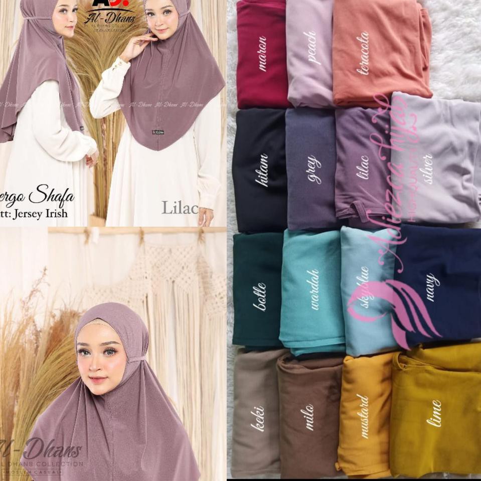 《ROSTER》 HIJAB INSTAN ALDANS BERGO SHAFA PREMIUM ORI JILBAB INSTAN BERGO SHAFA ALDHANS