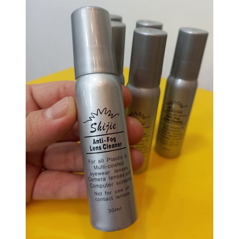 cairan pembersih kacamata anti embun anti fog lens cleaner 30ml