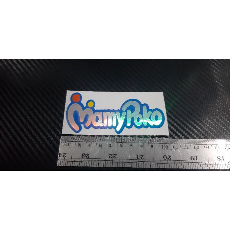 

STICKER CUTTING MAMYPOKO HOLOGRAM UK 10X5CM