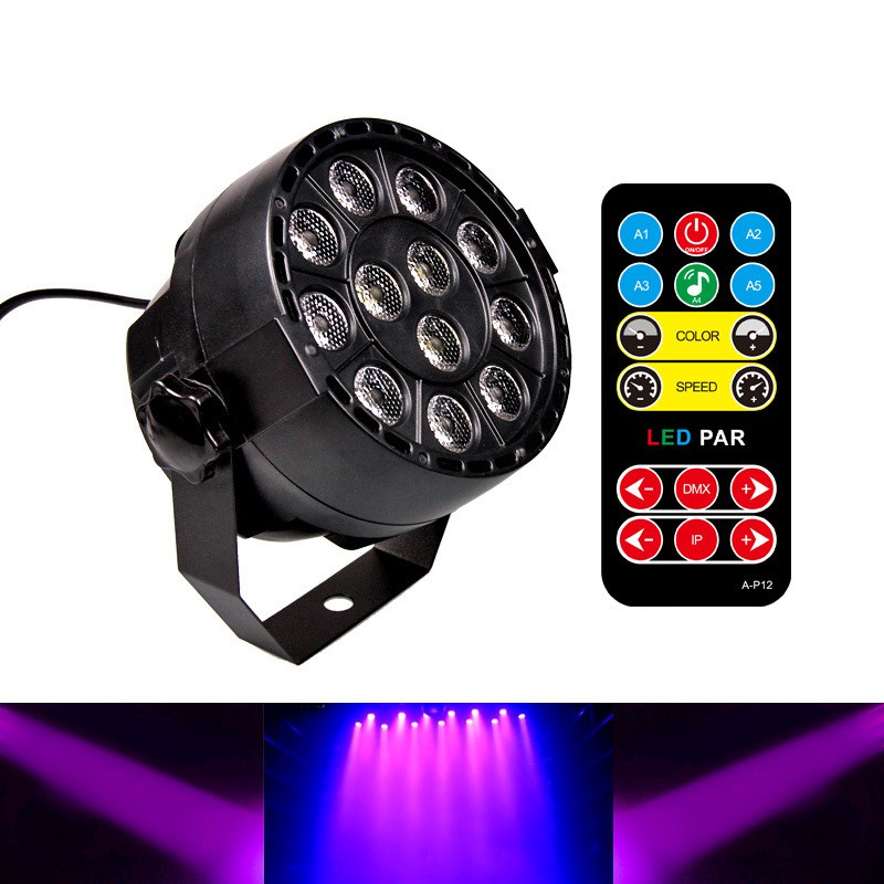 Lampu Sorot LED Par Light Dekorasi Ruangan + Remote Control