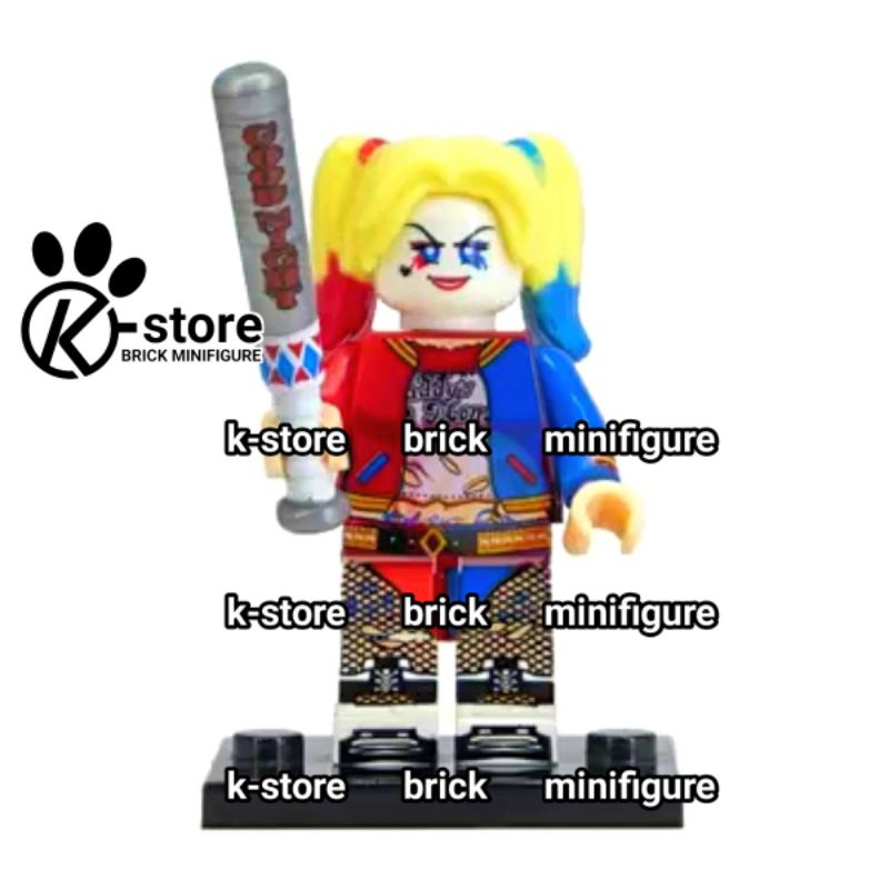lego suicide squad harley quinn minifigure
