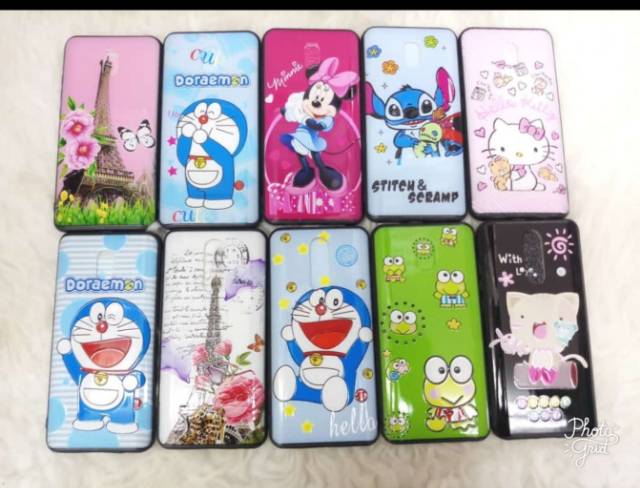 CASE KARAKTER UNTUK VIVO  Y91 Y91C Y71 REDMI 4x NOTE 4X REALME 5i C3 INFINIX SMART 5 HOT 9PLAY