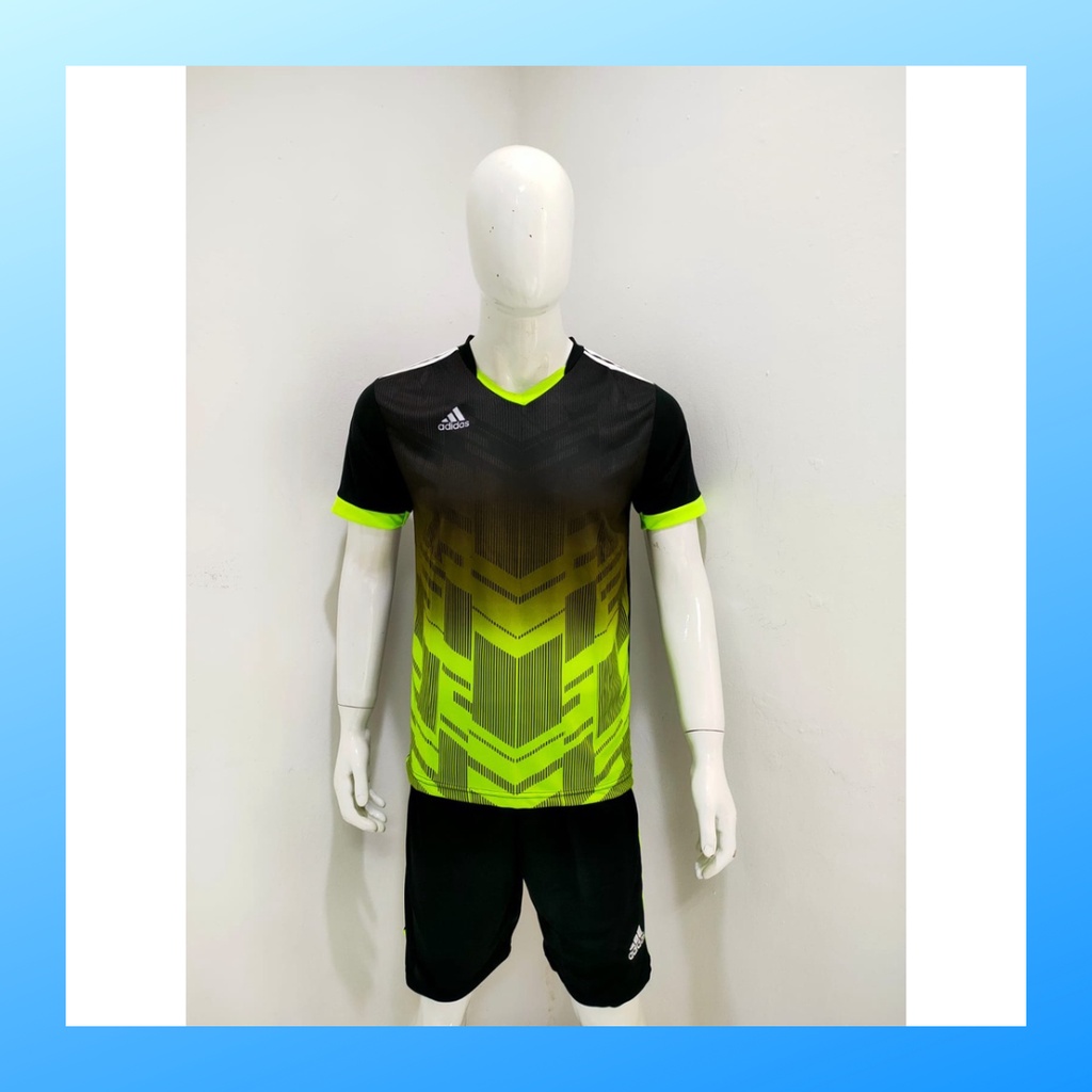 jersey futsal pria kaos sepak bola baju dan celana setelan wanita dewasa t-shirt outfit seragam jarsey kostum olahraga pakaian apparel print sport jersy soccer casual jersi suit AD169 stabilo