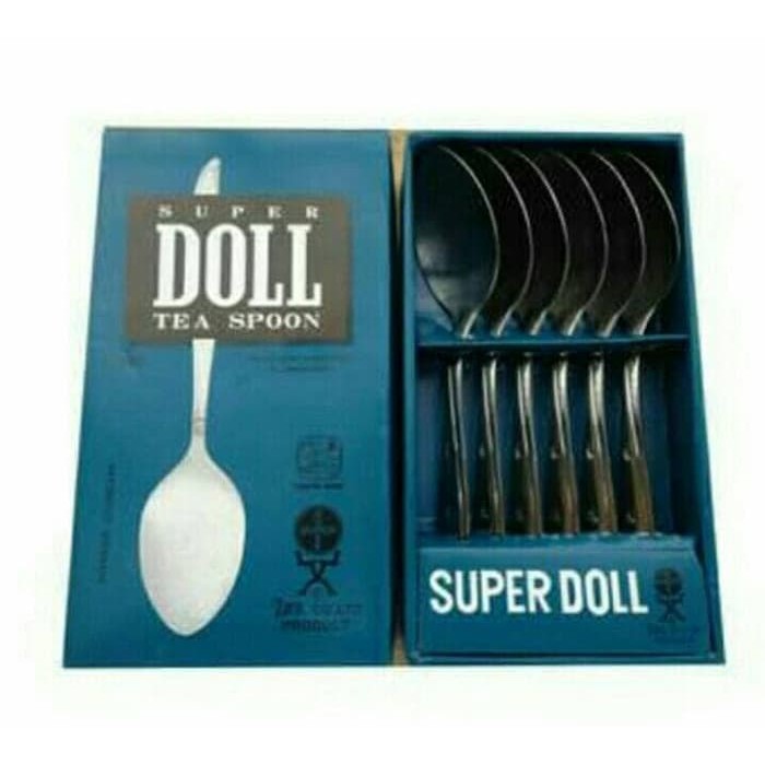 

sendok teh kecil Stainless Steel super Doll isi 6 pcsdus vnl1513