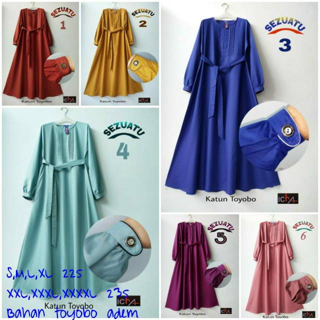 Sezuatu by icha gamisku ready biru telur asin size XXXL