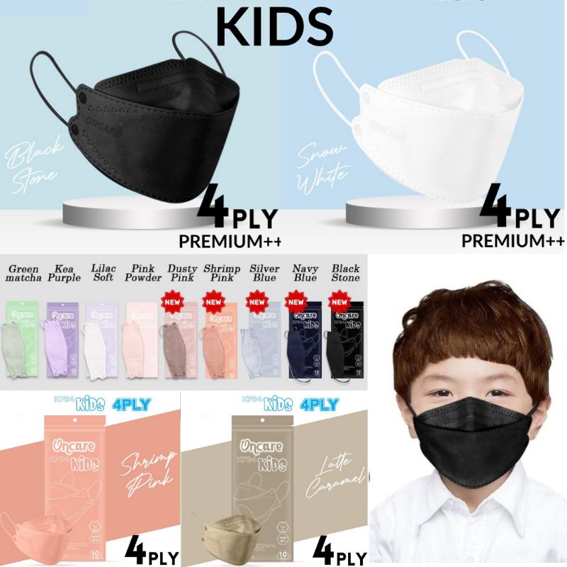 MASKER KF94 ANAK ISI 10 PCS TEBAL 4 PLY PREMIUM COLOR SERIES ORIGINAL