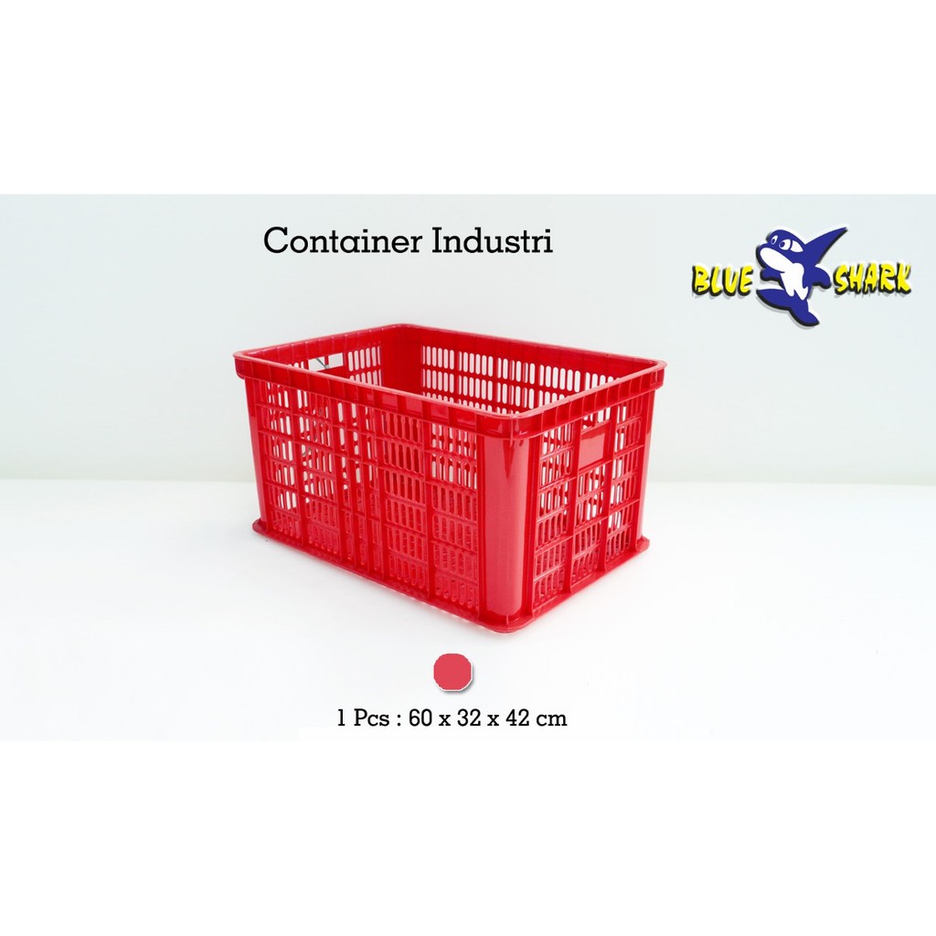 KERANJANG KRAT PLASTIK / KRAT INDUSTRI / KERANJANG KRAT BUAH / KERANJANG TEBAL/ KERANJANG IKAN /