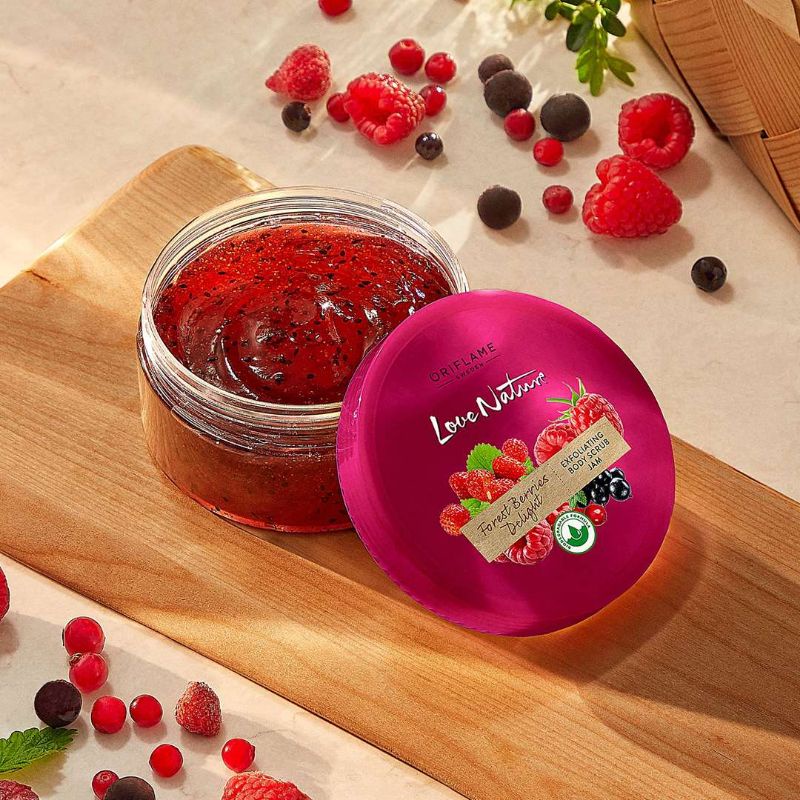 Forest Berries Delight Exfoliating Body Scrub Jam