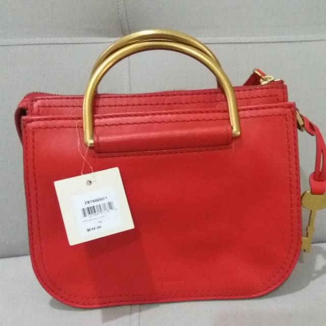 Fossil Ryder Mini HW Steel Poppy Red