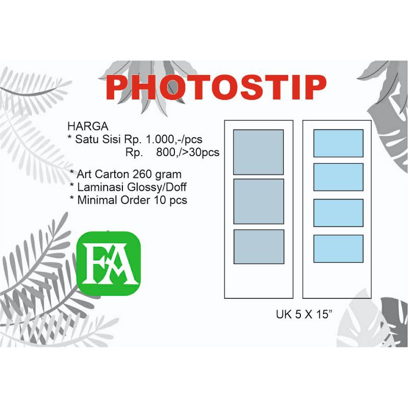 Cetak Foto polaroid Strip