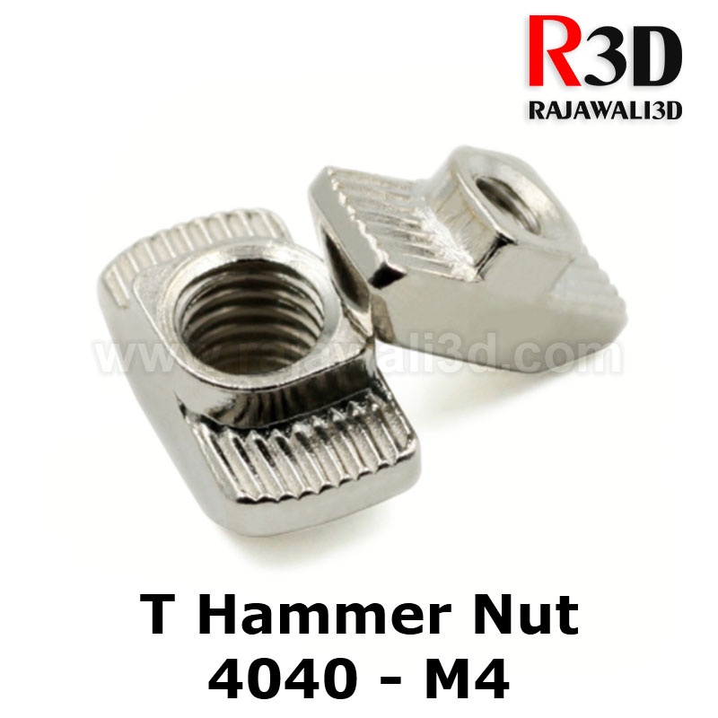 T Nut M4 Tee Nut T Hammer Nut 40-M4 Drop In Aluminium Profile 4040