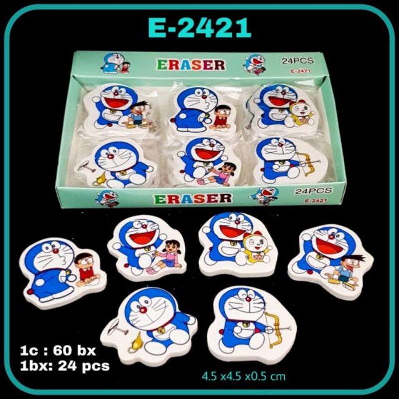 (ISI 24PCS) PENGHAPUS PENSIL BTS PENGHAPUS KARAKTER LUCU isi 24pcs ERASER LUCU / alat tulis sekolah