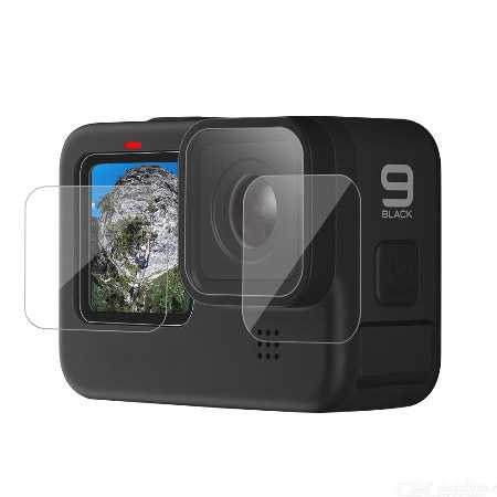 (BISA COD) FTIHSHPTelesin Lens &amp; LCD Screen Protector for GoPro Hero 9 - GP-FLM-902