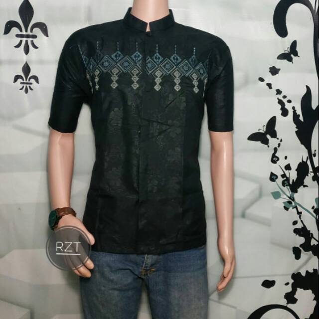 Baju Koko Pria Koko Bordir