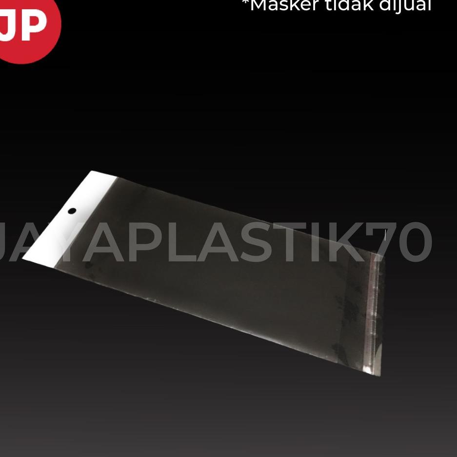 

Berkualitas Plastik OPP Perlize Uk 12x28.5/25 +3cmlem untuk masker kf94, aksesoris, souvenir, isi 100pcs/pack