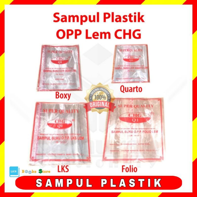 Jual Sampul Buku Plastik CHG BHG Quarto Boxy LKS dan Folio Indonesia