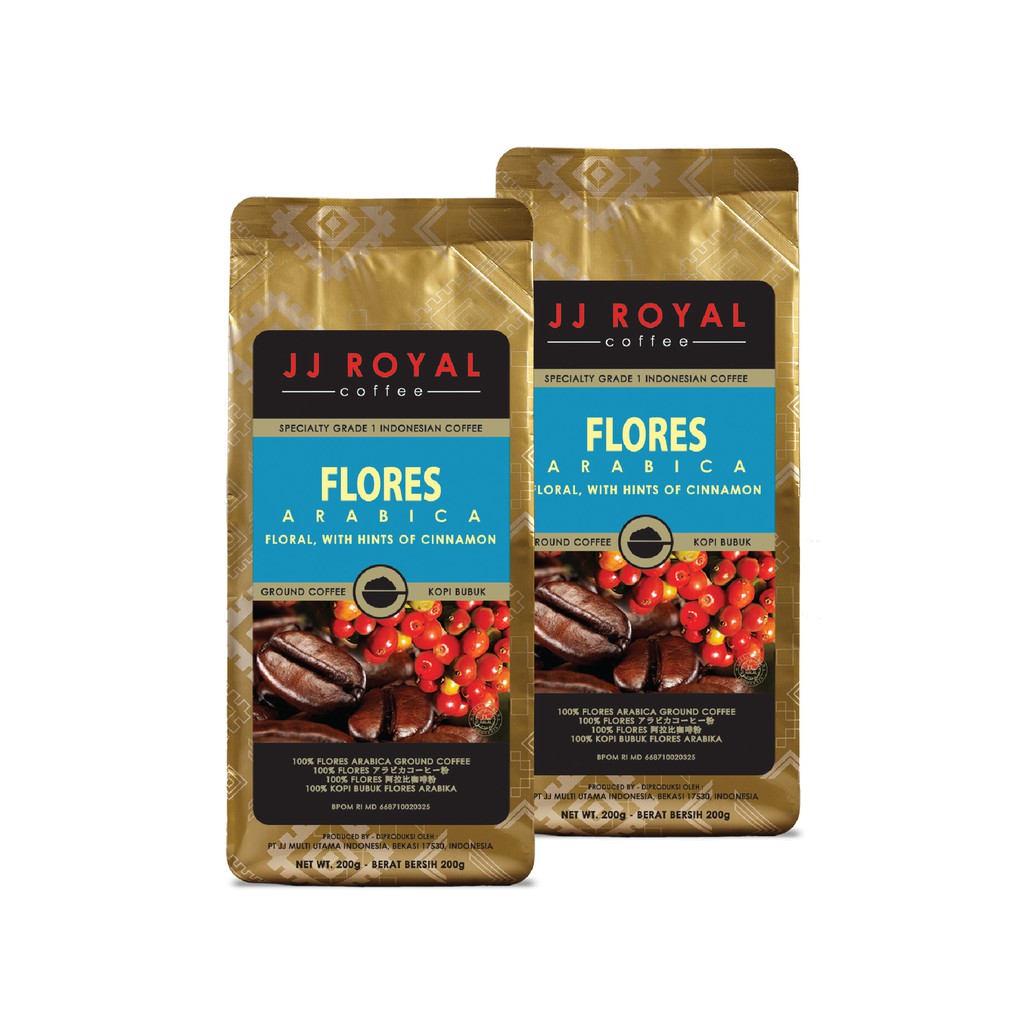 

Special Package 2 JJ Royal Coffee Flores Arabica Bag 200gr